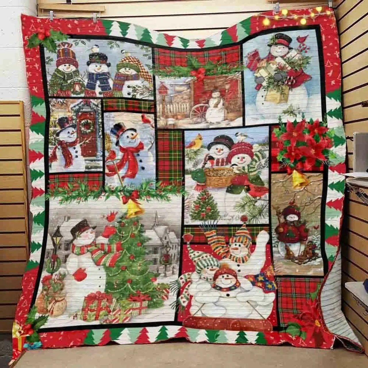 Christmas Quilt Blanket ABC07112020 and Home Decor