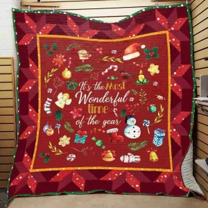 Christmas Quilt Blanket ABC07112065 and Home Decor