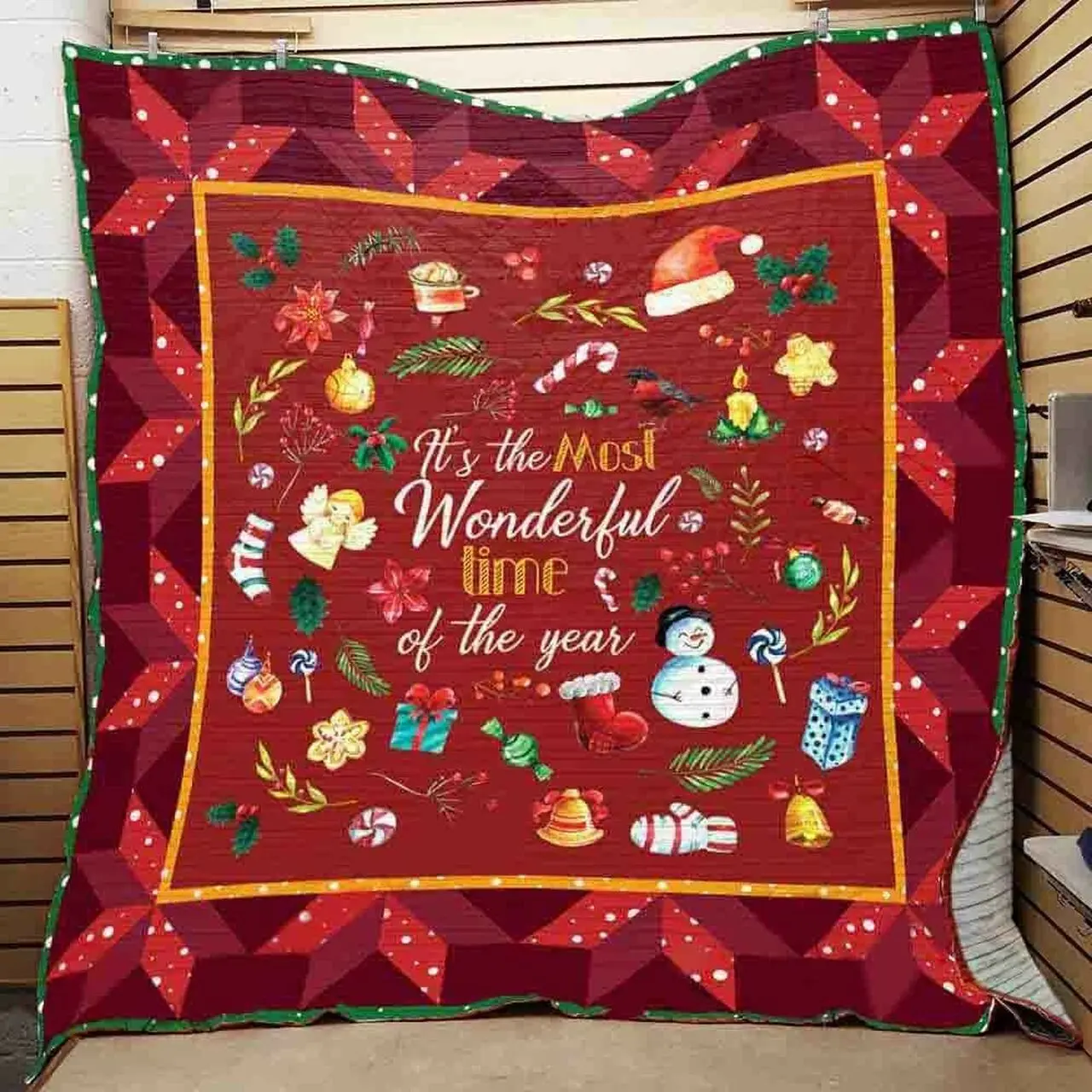 Christmas Quilt Blanket ABC07112065 and Home Decor