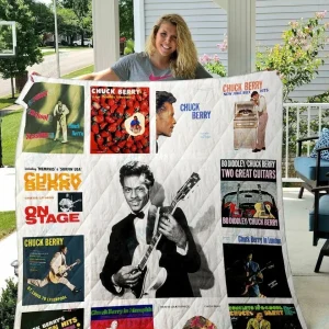 Chuck Berry Quilt Blanket and Home Decor
