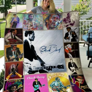 Chuck Berry V1 Blanket Th0107 Quilt and Home Decor