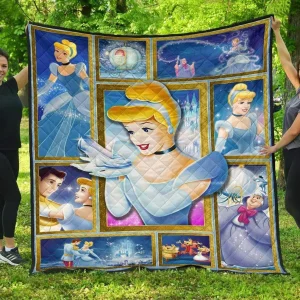 Cinderella Premium Quilt Quilt and Home Decor
