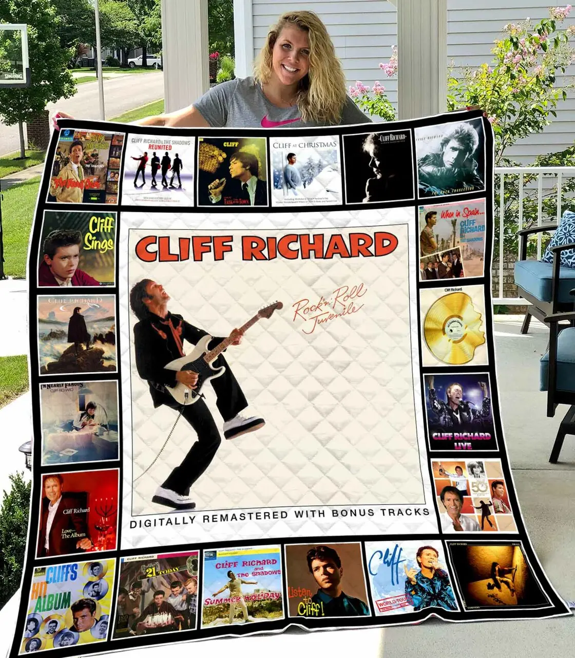 Cliff Richard H89 Quilt and Home Decor
