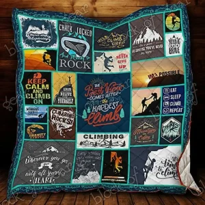 Climbing Cld170742 Quilt Blanket and Home Decor