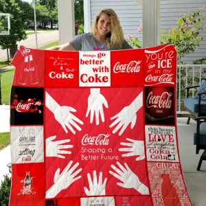 Coca-Cola Quilt Blanket and Home Decor