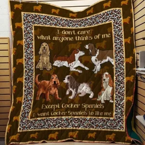 Cocker Spaniels 09 Blanket Th10072019 Quilt and Home Decor