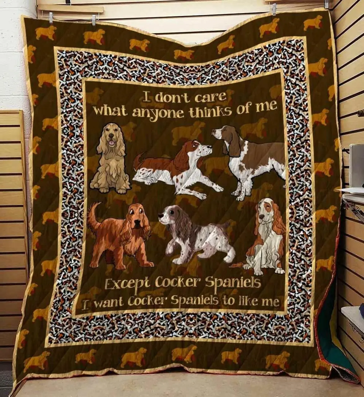 Cocker Spaniels 09 Blanket Th10072019 Quilt and Home Decor