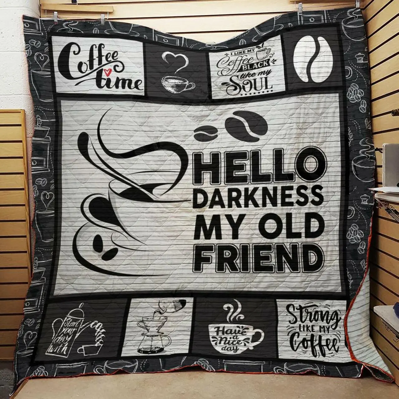 Coffee Quilt -Bt24_1308 Quilt and Home Decor