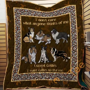 Collies 09 Blanket TH10072019 Quilt and Home Decor