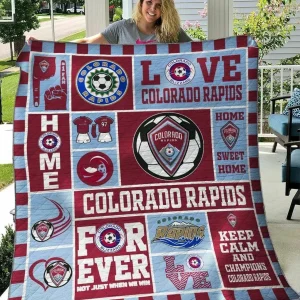 Colorado Rapids B240610 Quilt Blanket and Home Decor