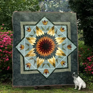 Compass Rose Td090514 Quilt Blanket and Home Decor