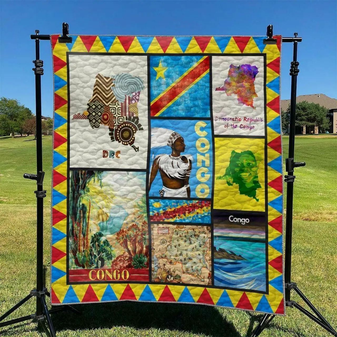 Congo DHCCNA0909 Quilt Blanket and Home Decor