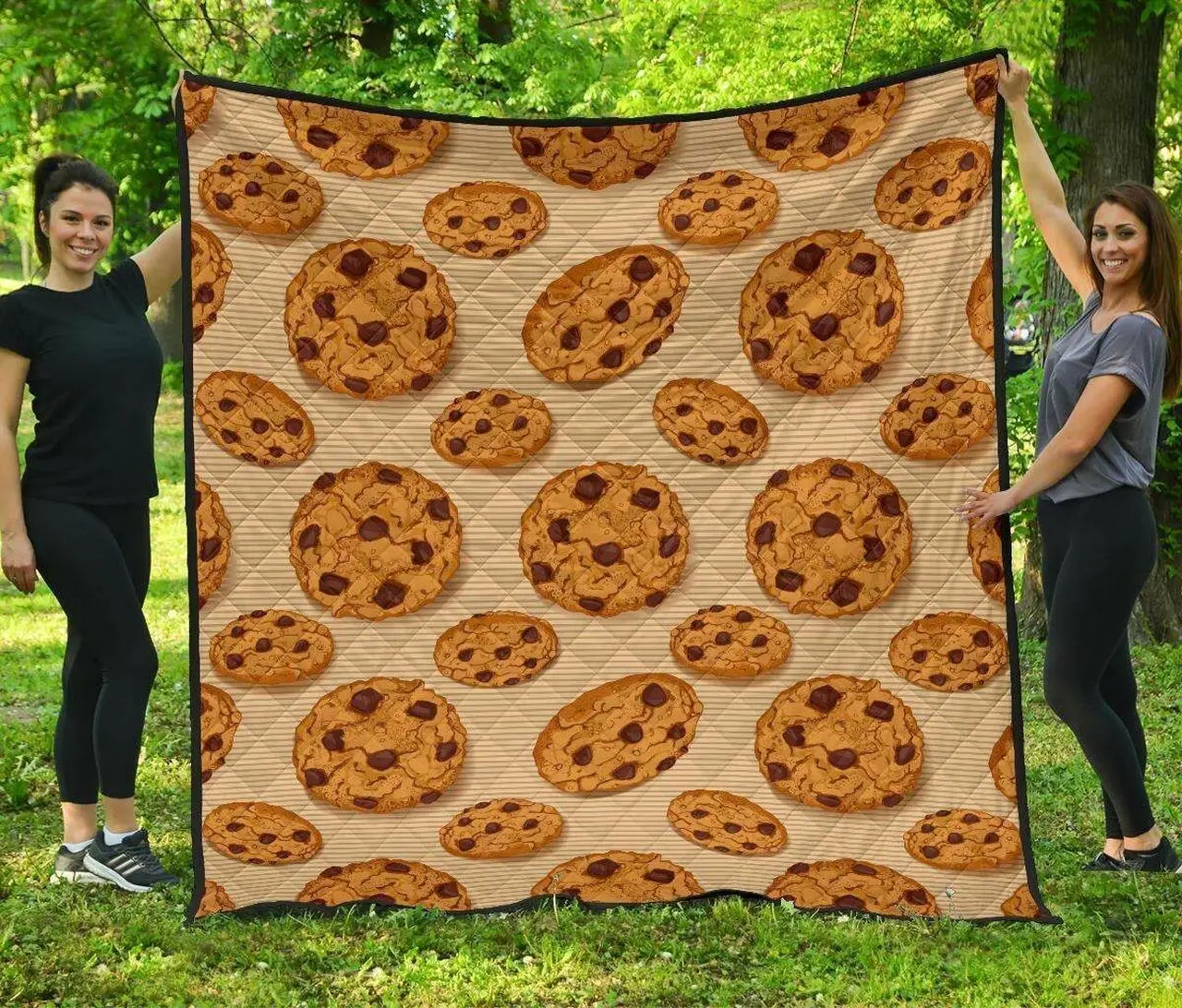 Cookie Pattern DHCDHC DT1910 Quilt Blanket and Home Decor