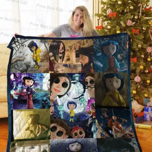 Coraline Poster Quilt 2 and Home Decor