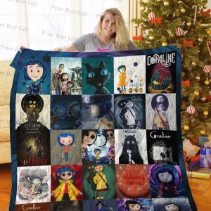 Coraline Poster Quilt 4 and Home Decor