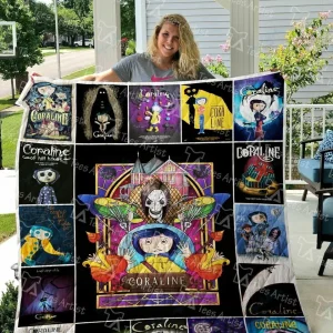 Coraline Quilt Blanket 01812 and Home Decor