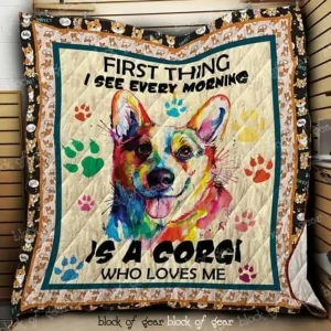 Corgi Hur Quilt Cysioa and Home Decor