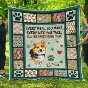 Corgi Jfj Quilt Vcx and Home Decor