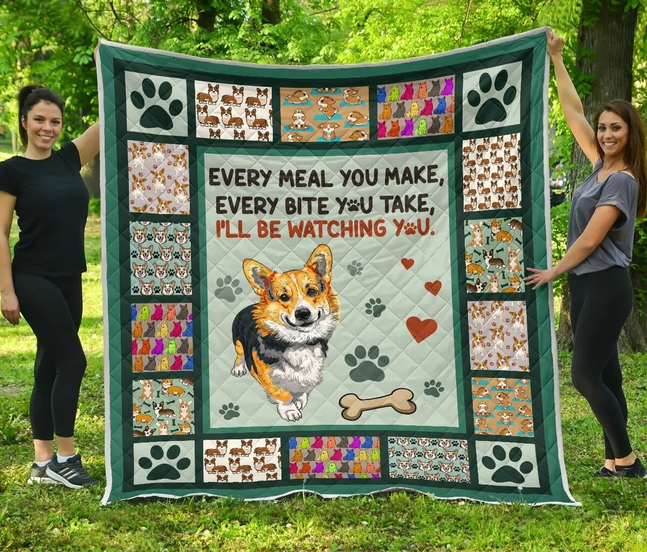 Corgi Jfj Quilt Vcx and Home Decor