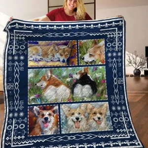 Corgi Jfj Quilt Yij and Home Decor