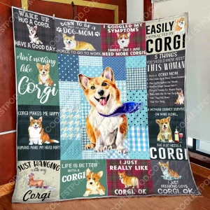 Corgi Quilt and Home Decor
