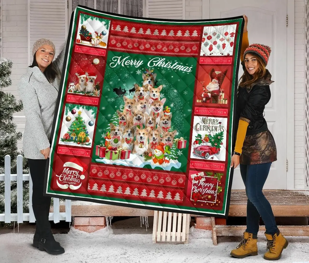 Corgi Quilt Blanket Dhc09121579Dd and Home Decor