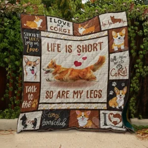 Corgi SL 3D Customized Quilt and Home Decor