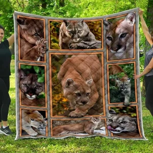 Cougar Blanket Th0509 Quilt and Home Decor