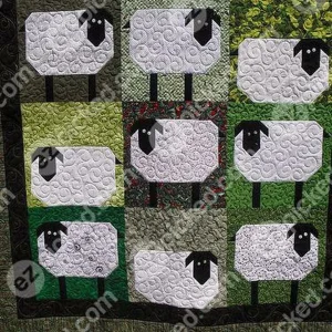 Counting Sheep Quilt Blanket Tt99 Quilt and Home Decor