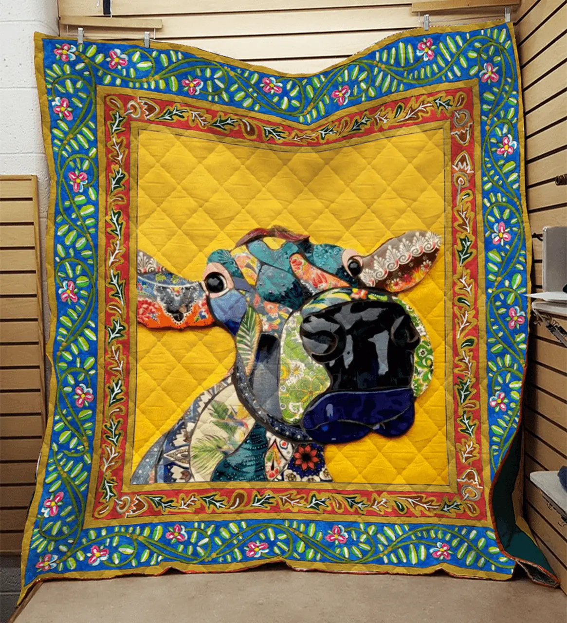 Cow G Quilt Em and Home Decor