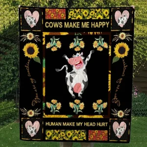 Cow Hur Quilt Cysiou and Home Decor