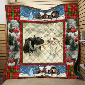 Cow Quilt Blanket Dhc091017Vt and Home Decor