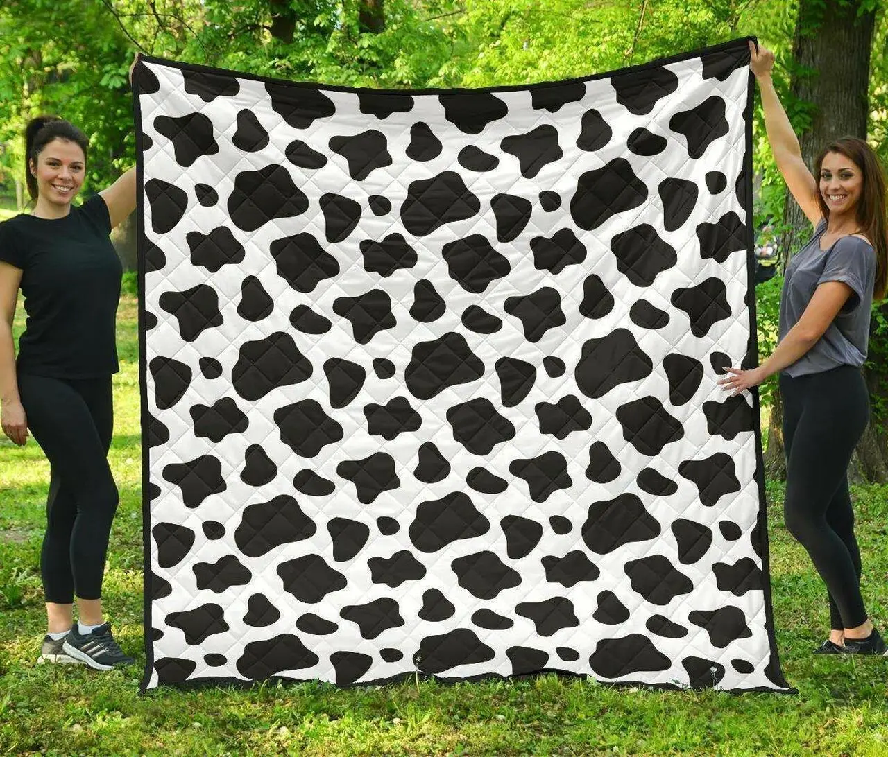 Cow Skin Pattern DHCDHC DT1910 Quilt Blanket and Home Decor
