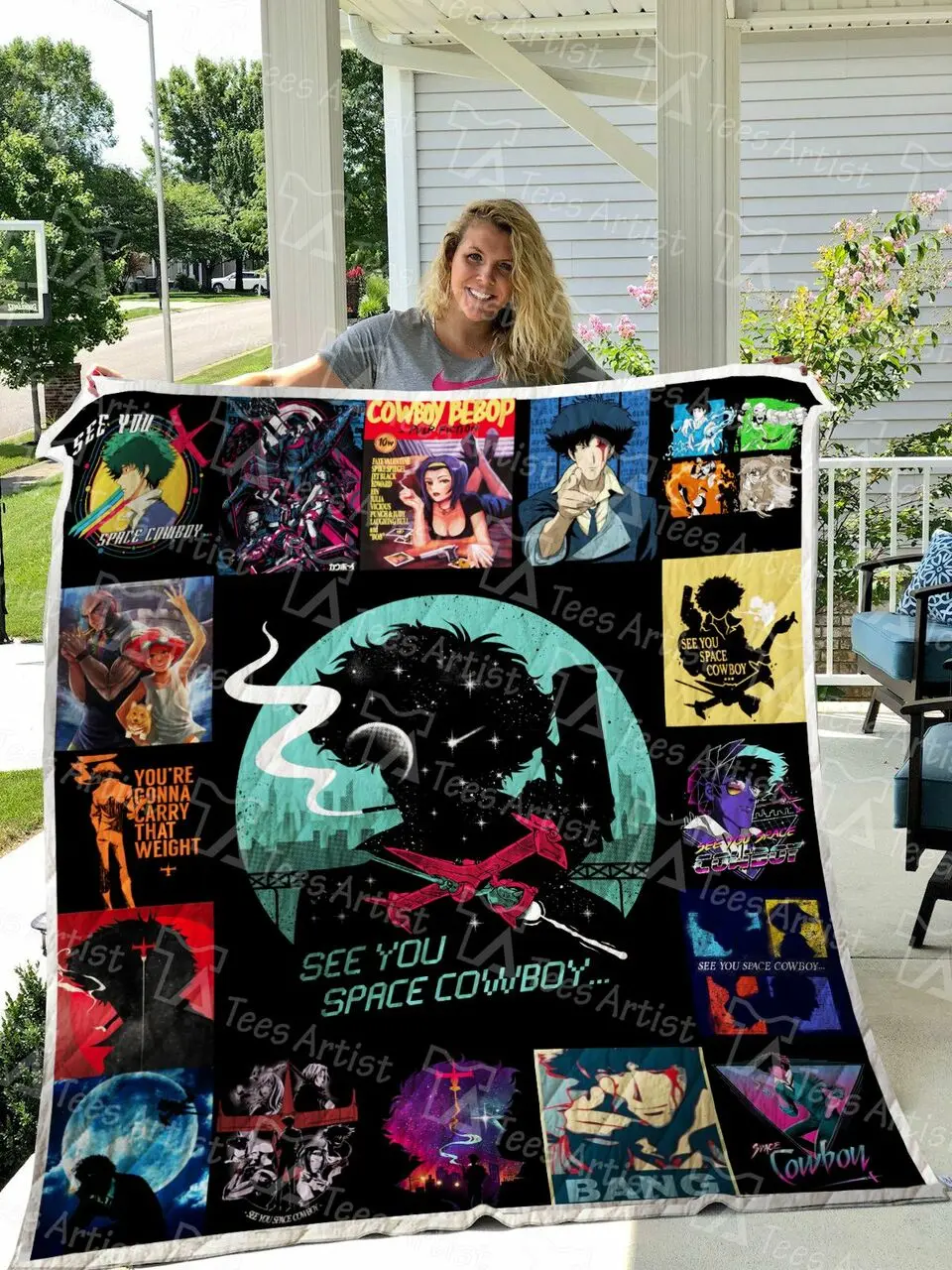Cowboy Bebop Quilt Blanket 0435 and Home Decor