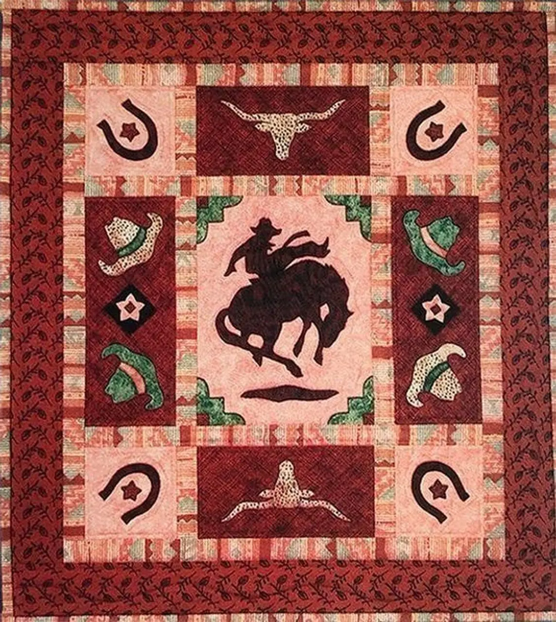 Cowboy Hur Quilt ys and Home Decor