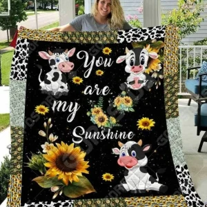 Cows Cl15110071Mdq Quilt Blanket and Home Decor