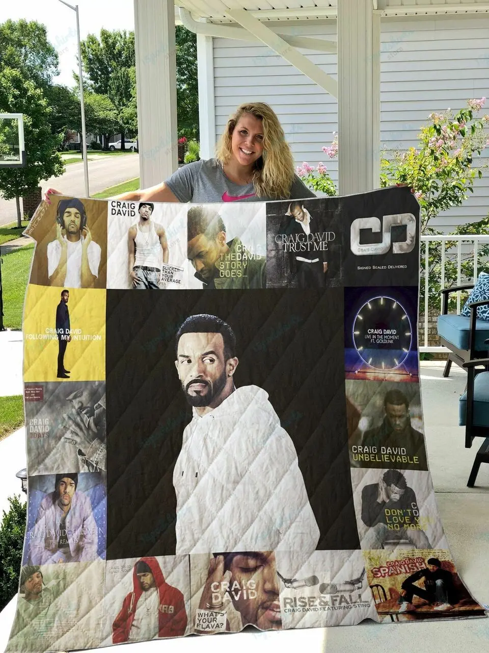Craig David Quilt Blanket and Home Decor