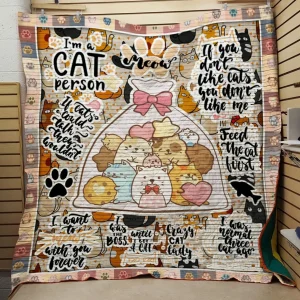Crayzy Cat Lady Quilt and Home Decor
