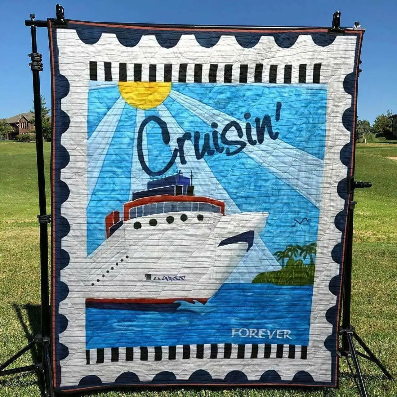 Cruisin DHCDHC DT2210 Quilt Blanket and Home Decor
