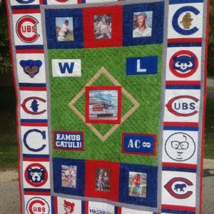 Cubs Quilt Blanket Pt27 Quilt and Home Decor