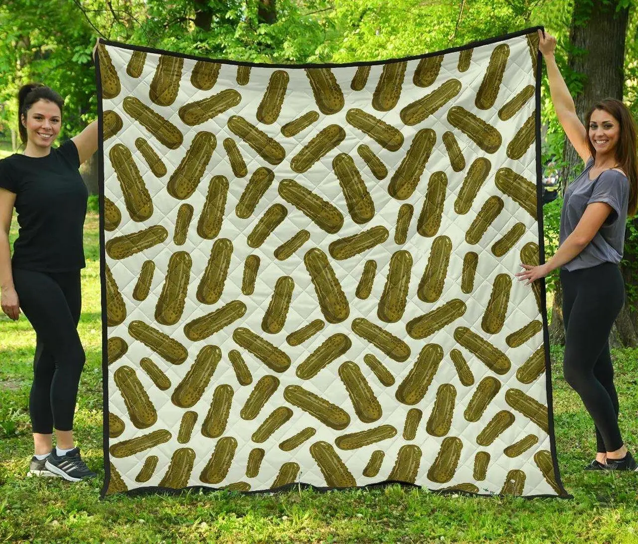 Cucumber Pickle Cl12100205Mdq Quilt Blanket and Home Decor