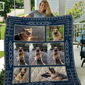 Custom04 German Shepherd Quilt and Home Decor
