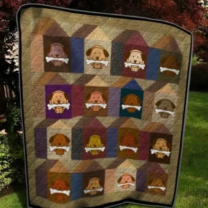 Cute Beagle Hur Quilt Cysimu and Home Decor
