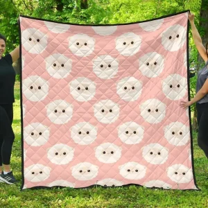 Cute Sheep Pattern DHCDHC DT1910 Quilt Blanket and Home Decor