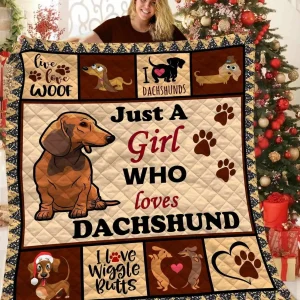 Dachshund Bbb041107Nb Quilt Blanket and Home Decor