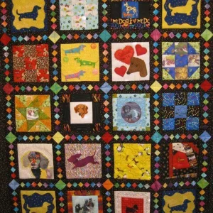 Dachshund Cla200683 Quilt Blanket and Home Decor
