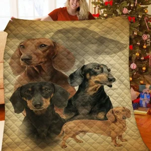 Dachshund Jfj Quilt Rjk and Home Decor