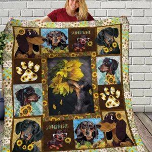 Dachshund Jfj Quilt Rkj and Home Decor