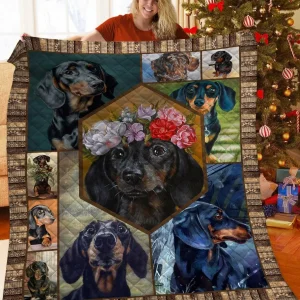 Dachshund Jfj Quilt Shg and Home Decor