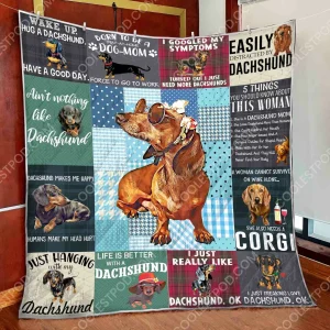 Dachshund Quilt and Home Decor